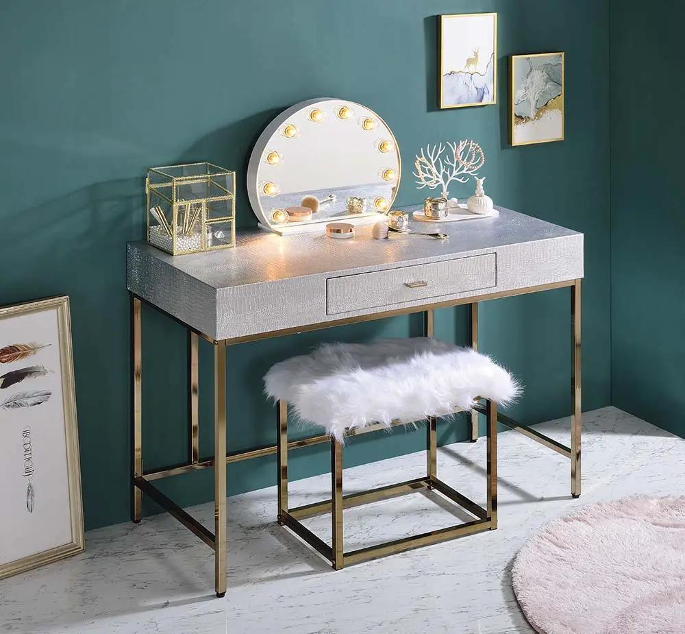 Alma - Accent Mirror - White by Unique Piece Furniture