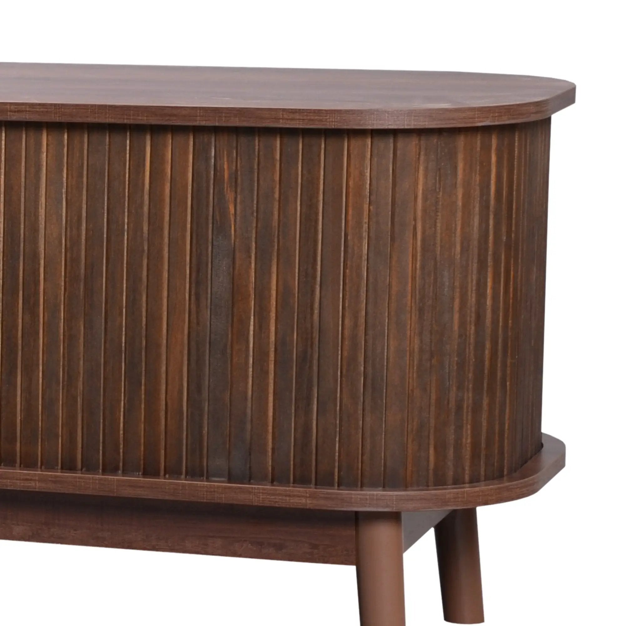 Modern Farmhouse Rattan TV Stand by BLAKHOM