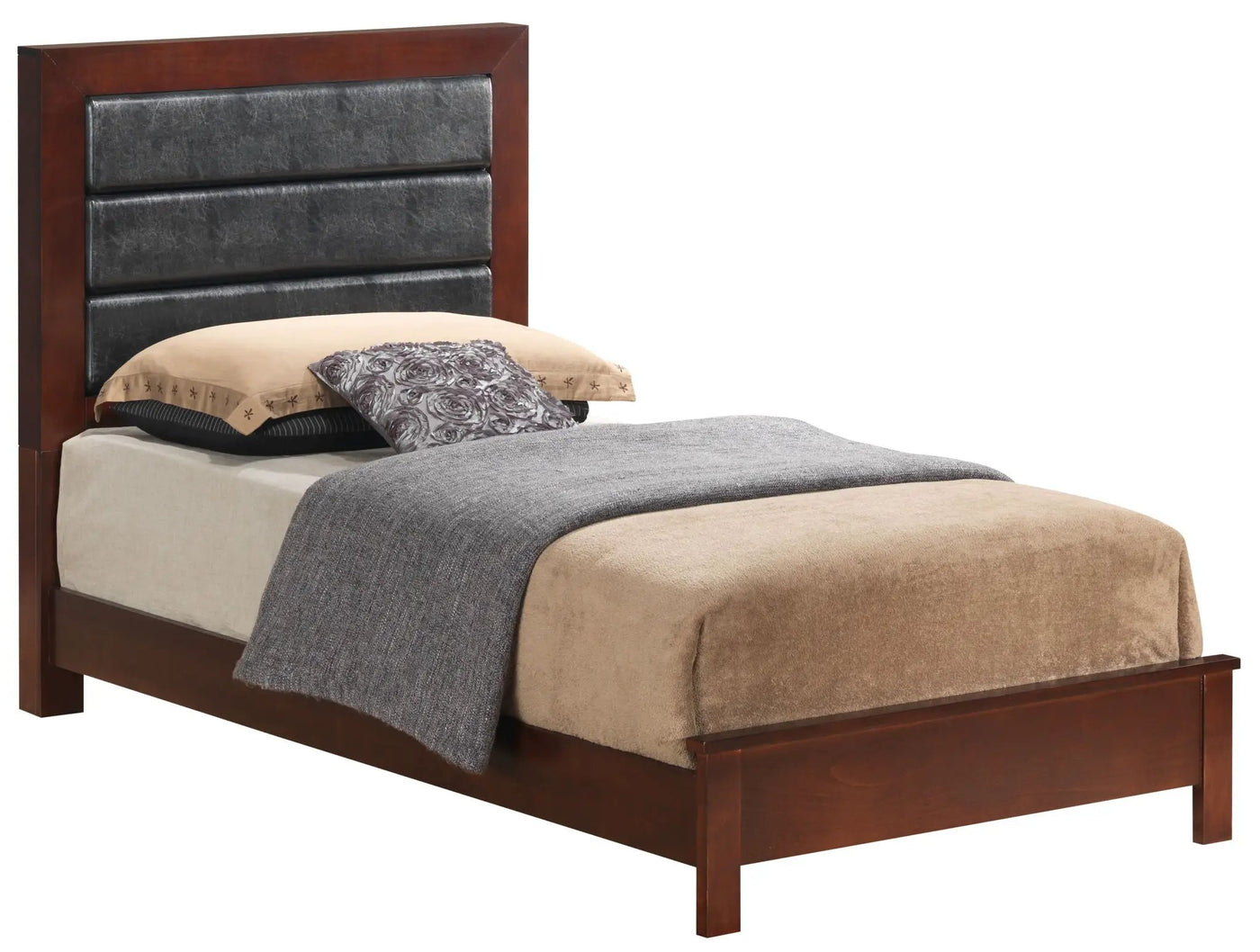 Transitional Modern Design Bed by HouseOfZazla