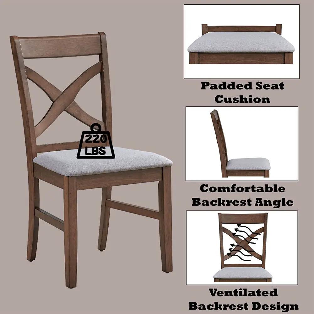 Ferris - Side Chair (Set of 2) - Brown by Unique Piece Furniture