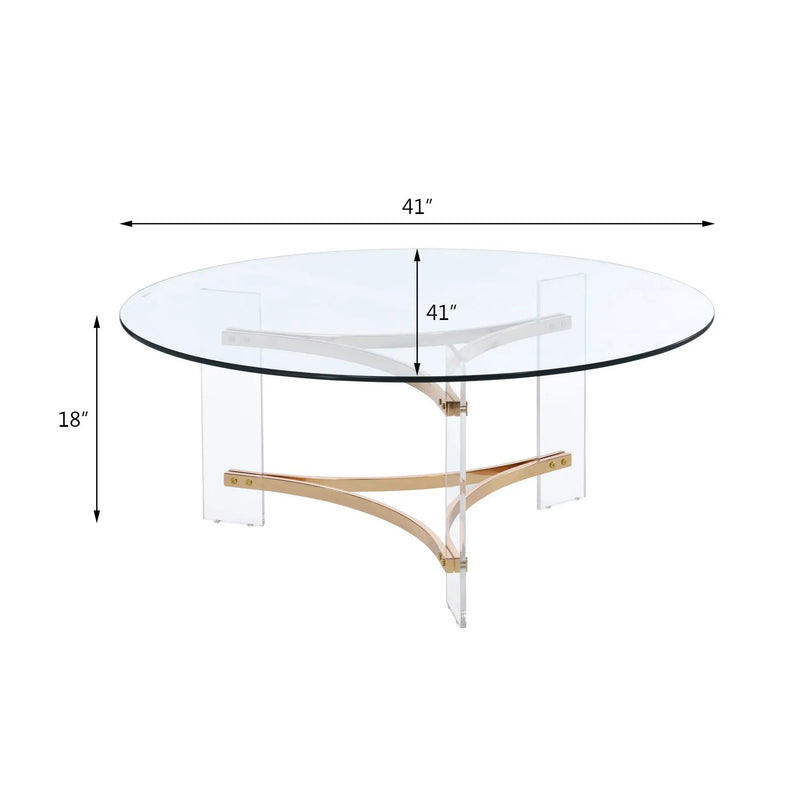Sosi - Coffee Table - Gold by HouseOfZazla