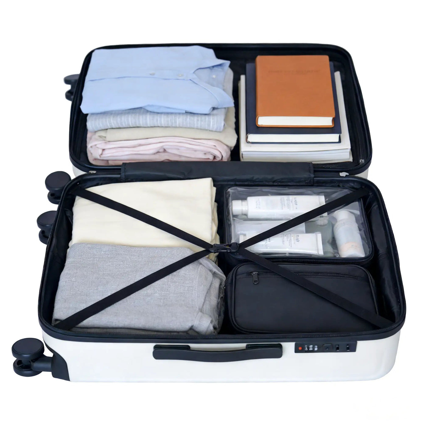 3 Piece Hard Shell Lightweight Carry On Suitcase Set by HouseOfZazla