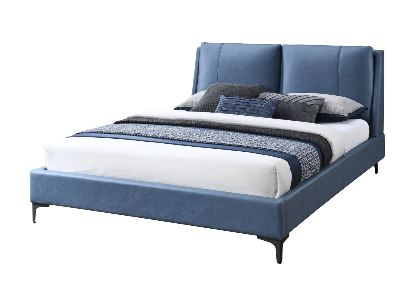 Fully Upholstered Bed by Unique Piece Furniture