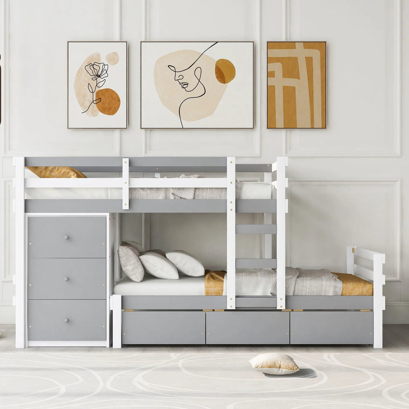 Loft Bunk Bed With Drawers And Ladder by HouseOfZazla