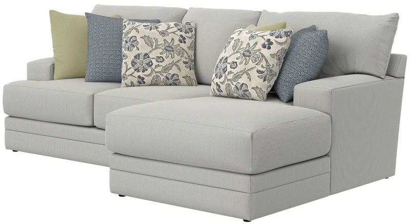 Stockbridge - Sectional With Comfort Coil Seating And 9 Accent Pillows Included by Unique Piece Furniture