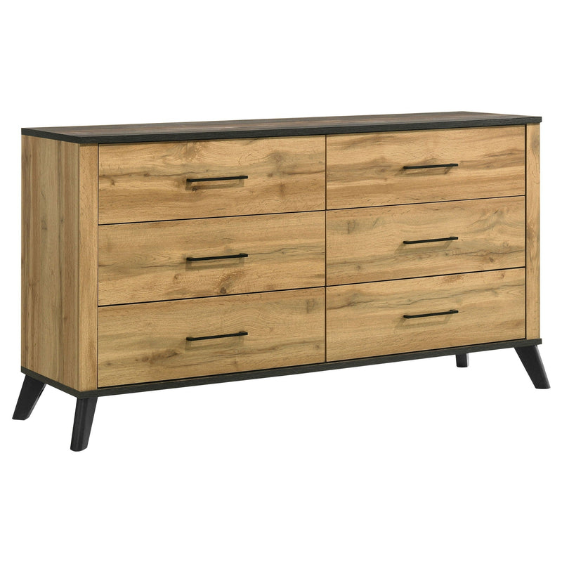 Georgina - 4 Piece Queen Bedroom Set With Trim - Natural by HouseOfZazla