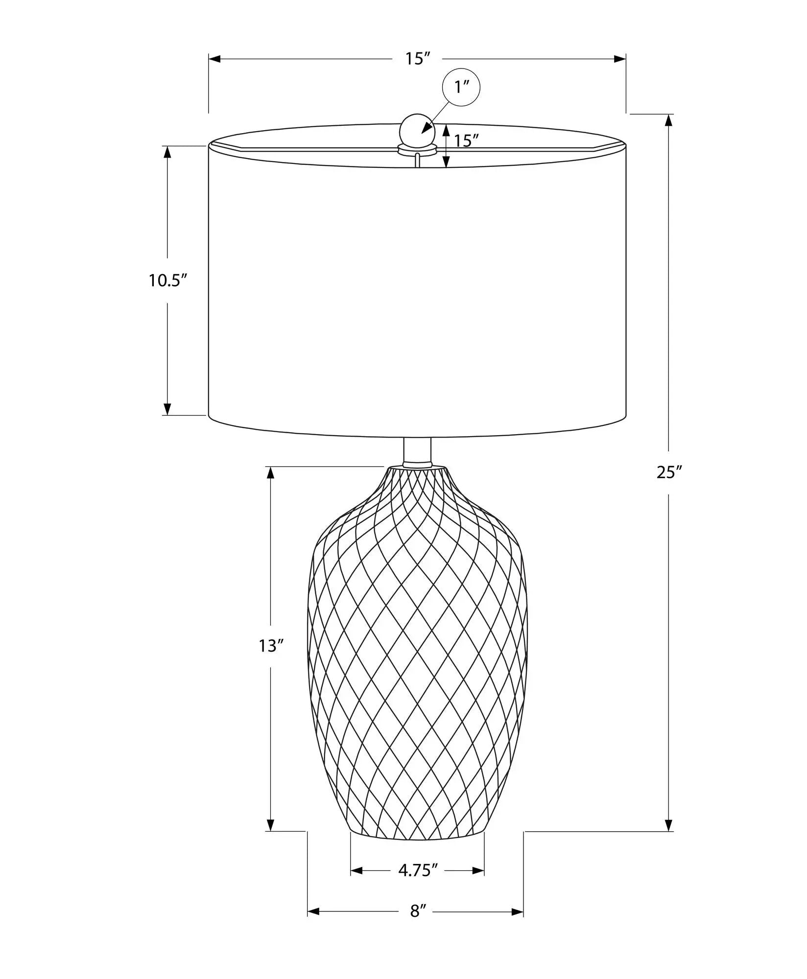 Lighting, Table Lamp, Transitional - Cream by Unique Piece Furniture