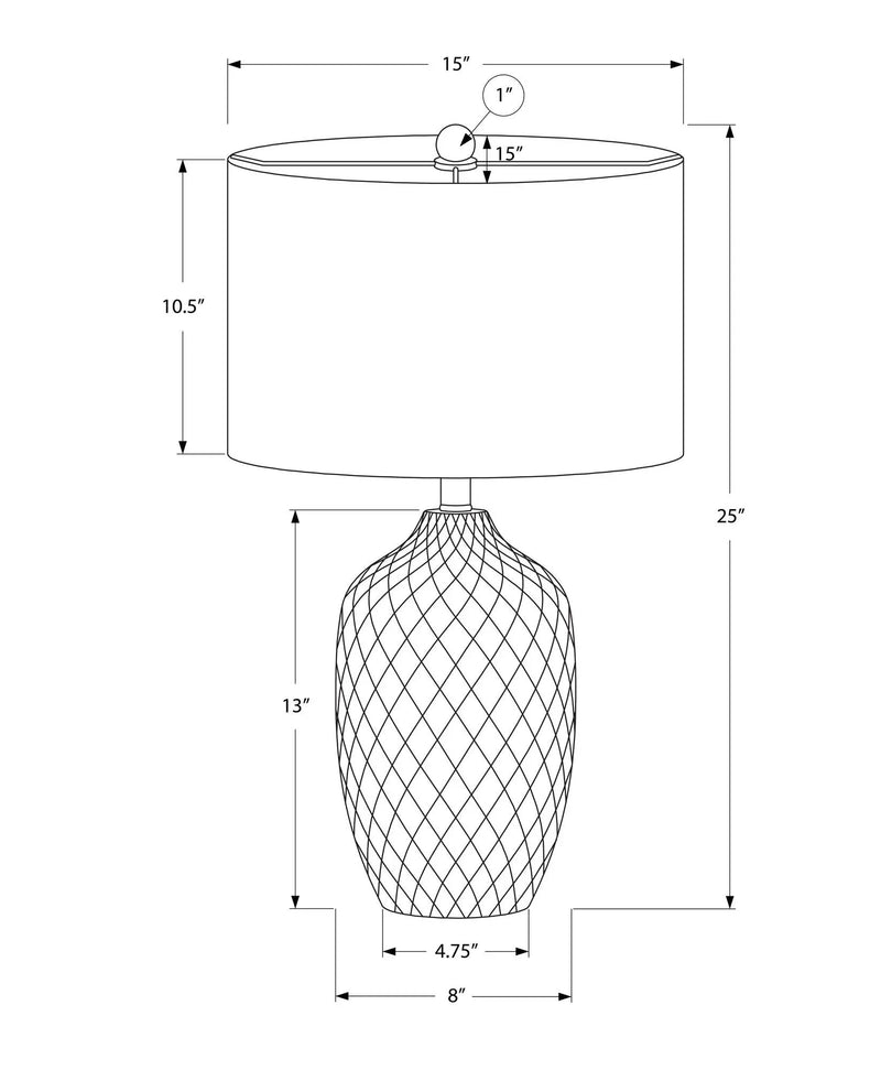 Lighting, Table Lamp, Transitional - Cream by Unique Piece Furniture