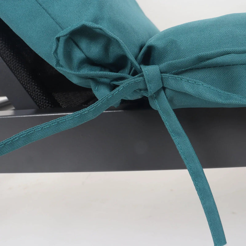 2 Piece Outdoor Chaise Lounge Cushion Set, Replacement Cushions For Patio Furniture by HouseOfZazla