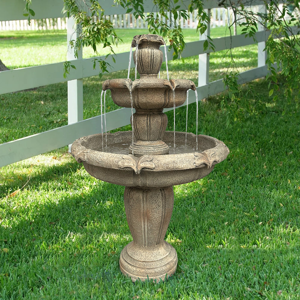 Concrete 3 Tier Water Fountain Large Estate, photo 5 of 19