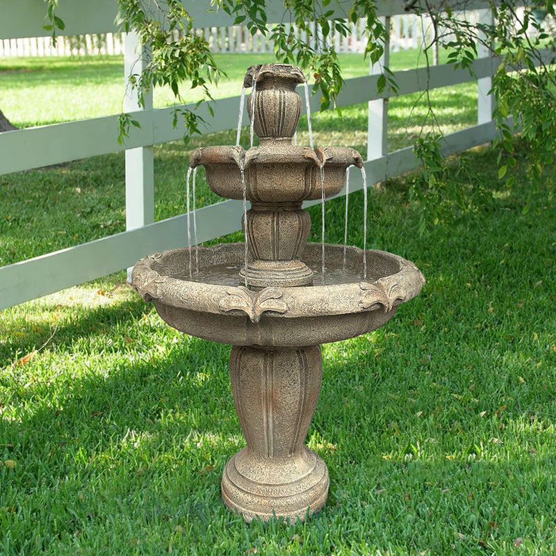 Concrete 3 Tier Water Fountain Large Estate, photo 5 of 19