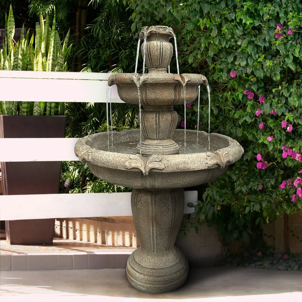 Concrete 3 Tier Water Fountain Large Estate, photo 7 of 19