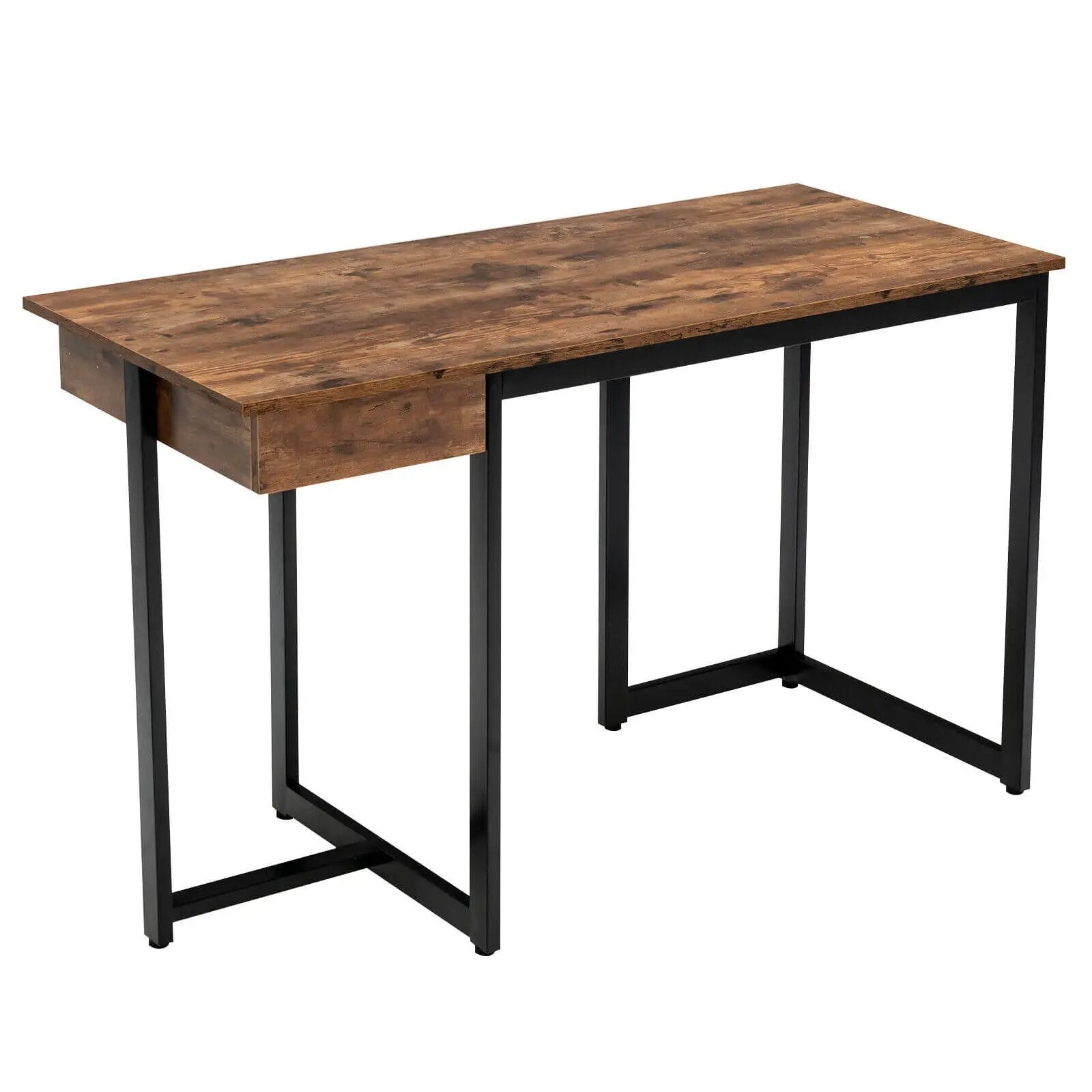 48 Inch Computer Desk with Metal Frame and Adjustable Pads by DirectDeals