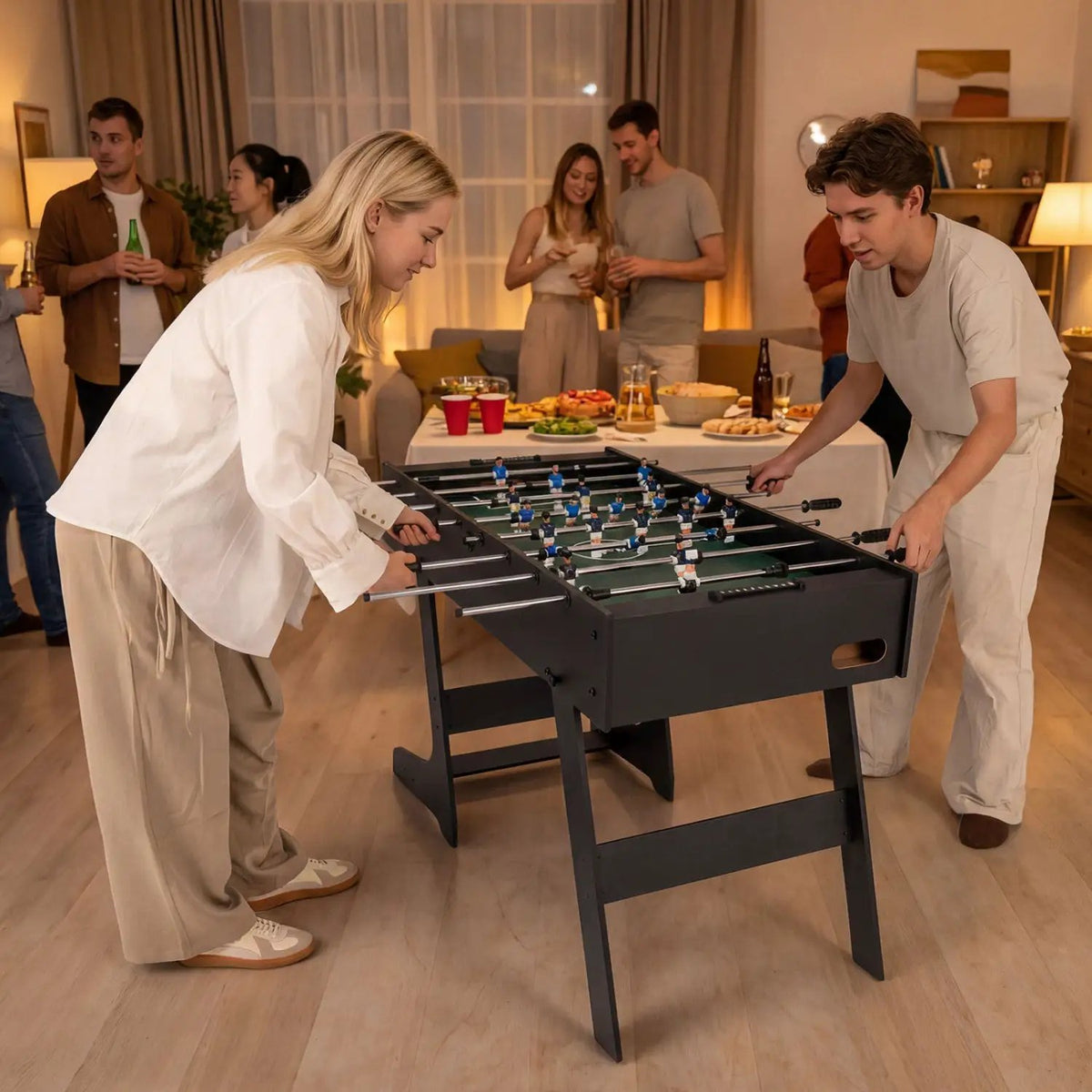 48 Inch Folding Foosball Table - Competition Size, photo 10 of 16