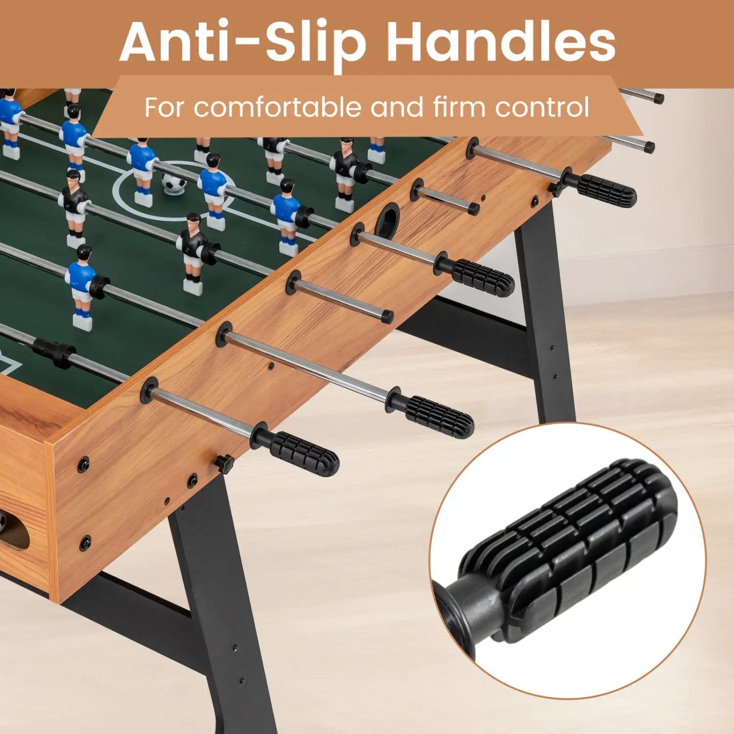 48 Inch Folding Foosball Table - Competition Size by DirectDeals