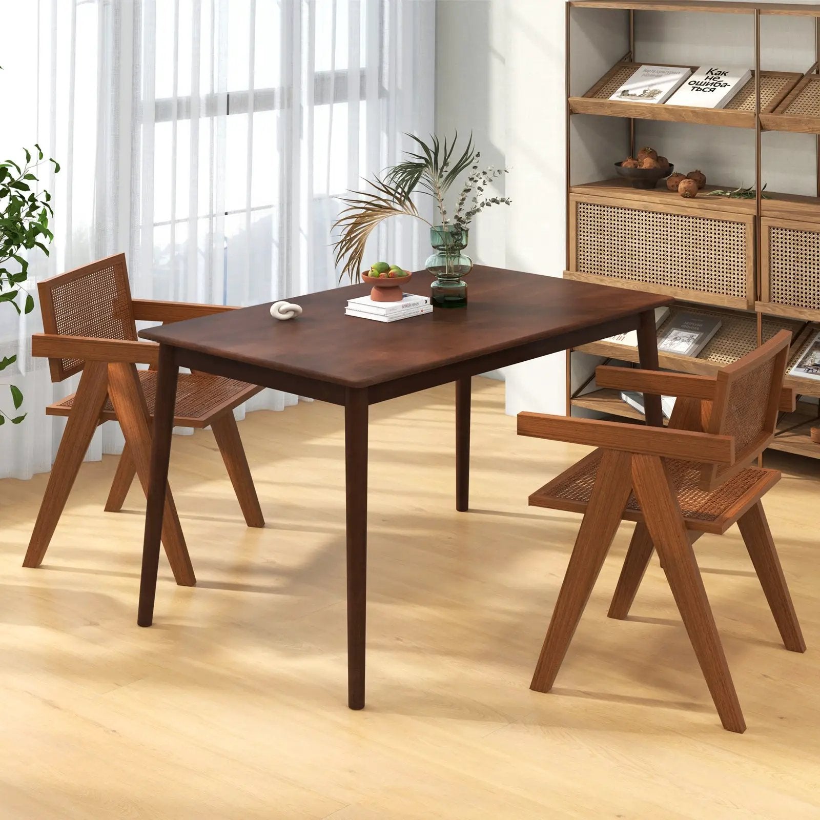 48 Inches Wooden Dining Table for 4 People by DirectDeals