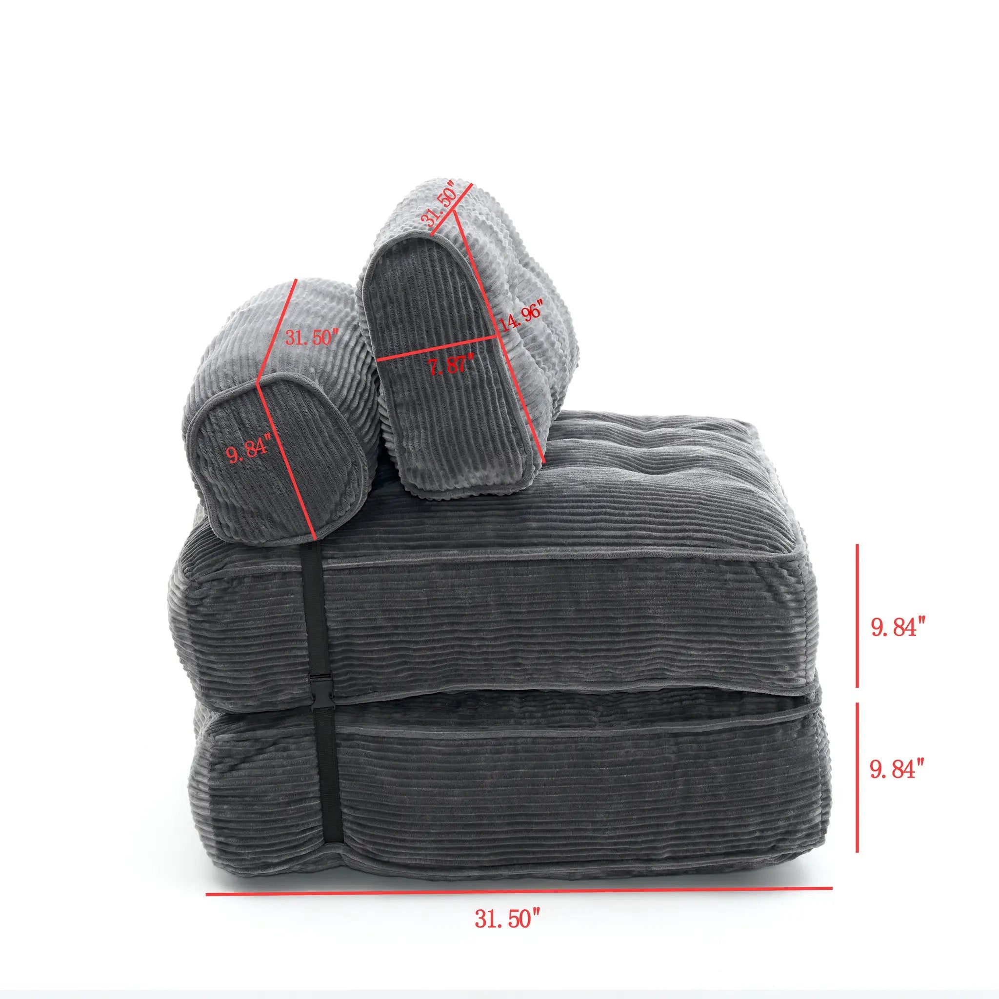 Folding Sofa Bed, Convertible Sleeper Chair by HouseOfZazla