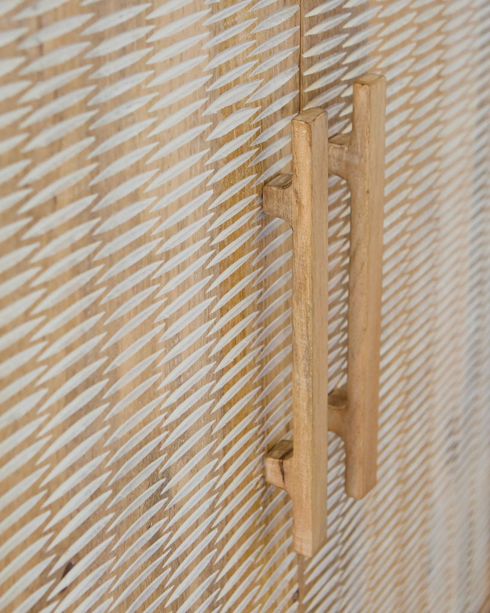 Dallinbury - Accent Cabinet - Natural / White Wash by Unique Piece Furniture