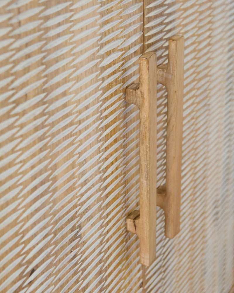 Dallinbury - Accent Cabinet - Natural / White Wash by Unique Piece Furniture