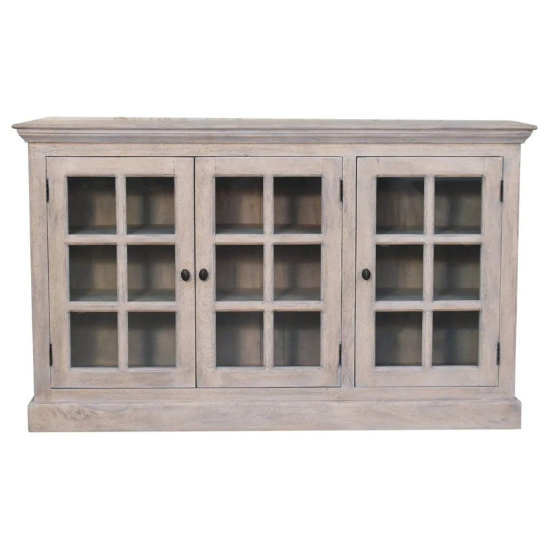 Triple Glazed Cabinet - Gray by HouseOfZazla