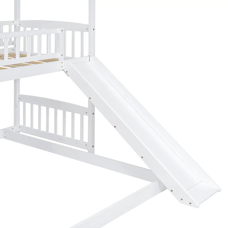 House Bunk Bed With Slide by HouseOfZazla