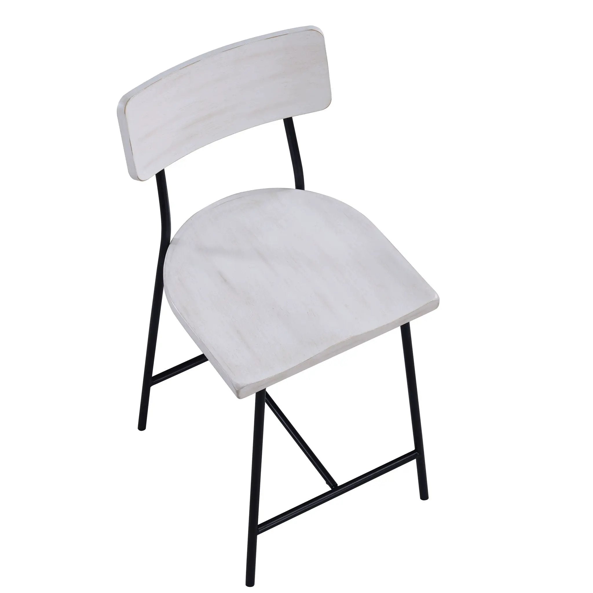 Badin - Counter Stool - White Washed by HouseOfZazla