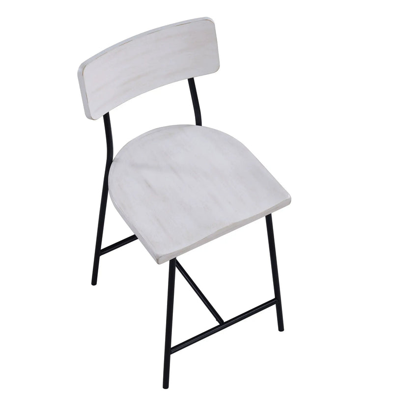Badin - Counter Stool - White Washed by HouseOfZazla