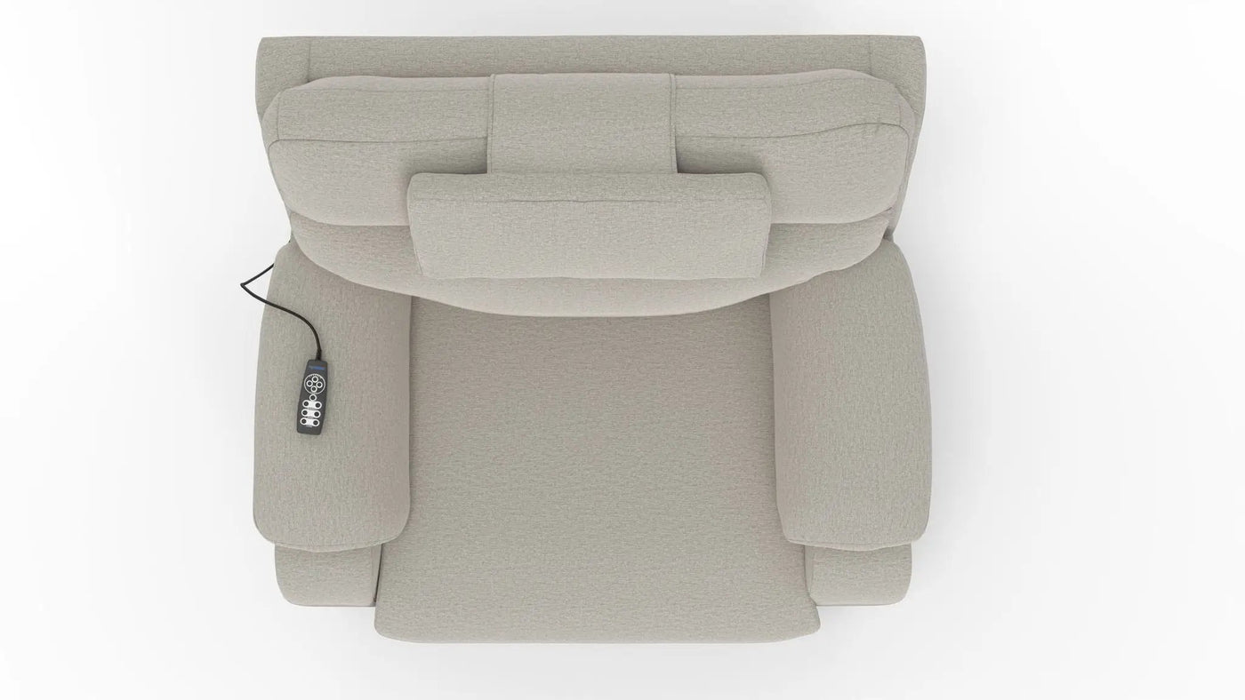 Dreamtime - 48" Power Headrest Power Lay Flat Recliner With CR3 Heat/Massage/Zero Gravity by Unique Piece Furniture