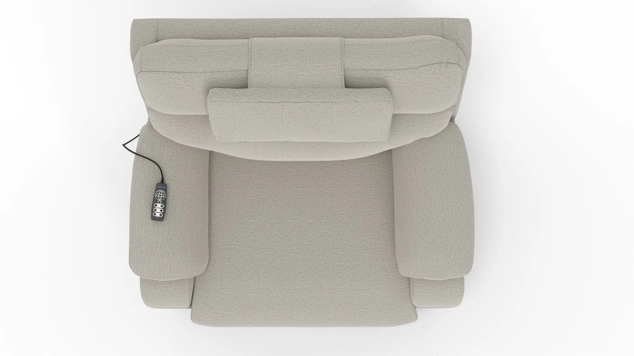 Dreamtime - 48" Power Headrest Power Lay Flat Recliner With CR3 Heat/Massage/Zero Gravity by Unique Piece Furniture