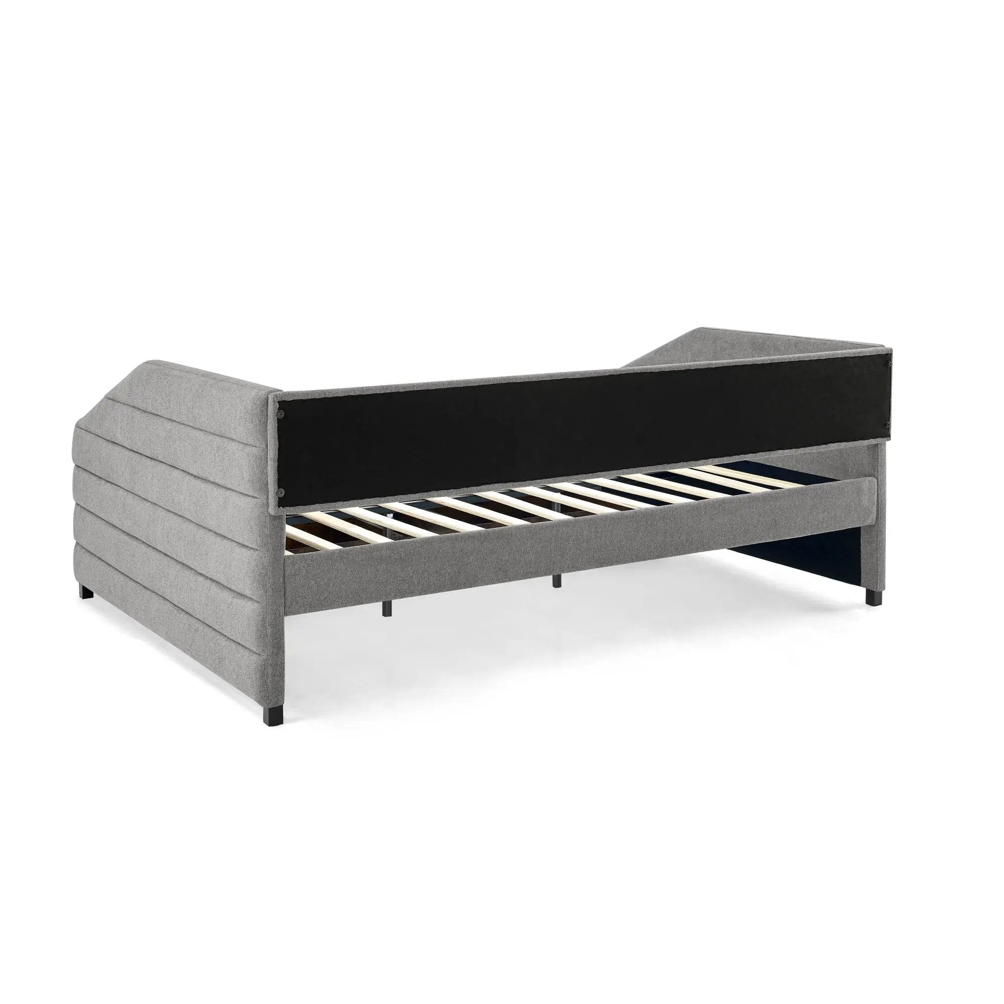Elegant Daybed With Trundle Upholstered Tufted Sofa Bed by HouseOfZazla