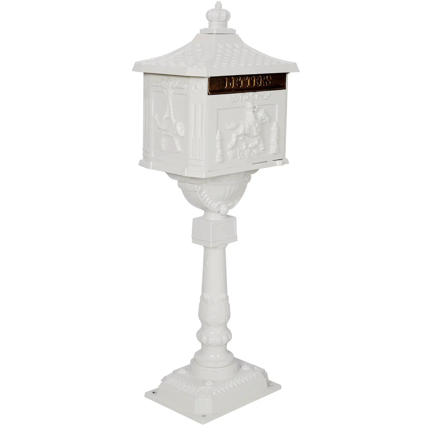 Cast Aluminum Mail Box, Postal Box, Mailbox by HouseOfZazla