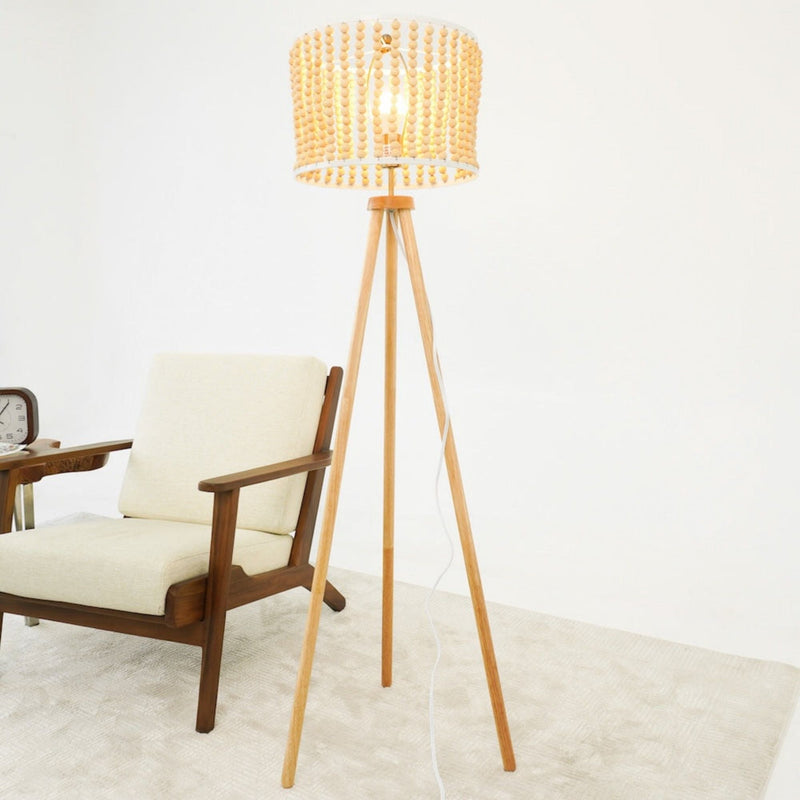 Brillo - 3 Legged Floor Lamp - Brown by HouseOfZazla