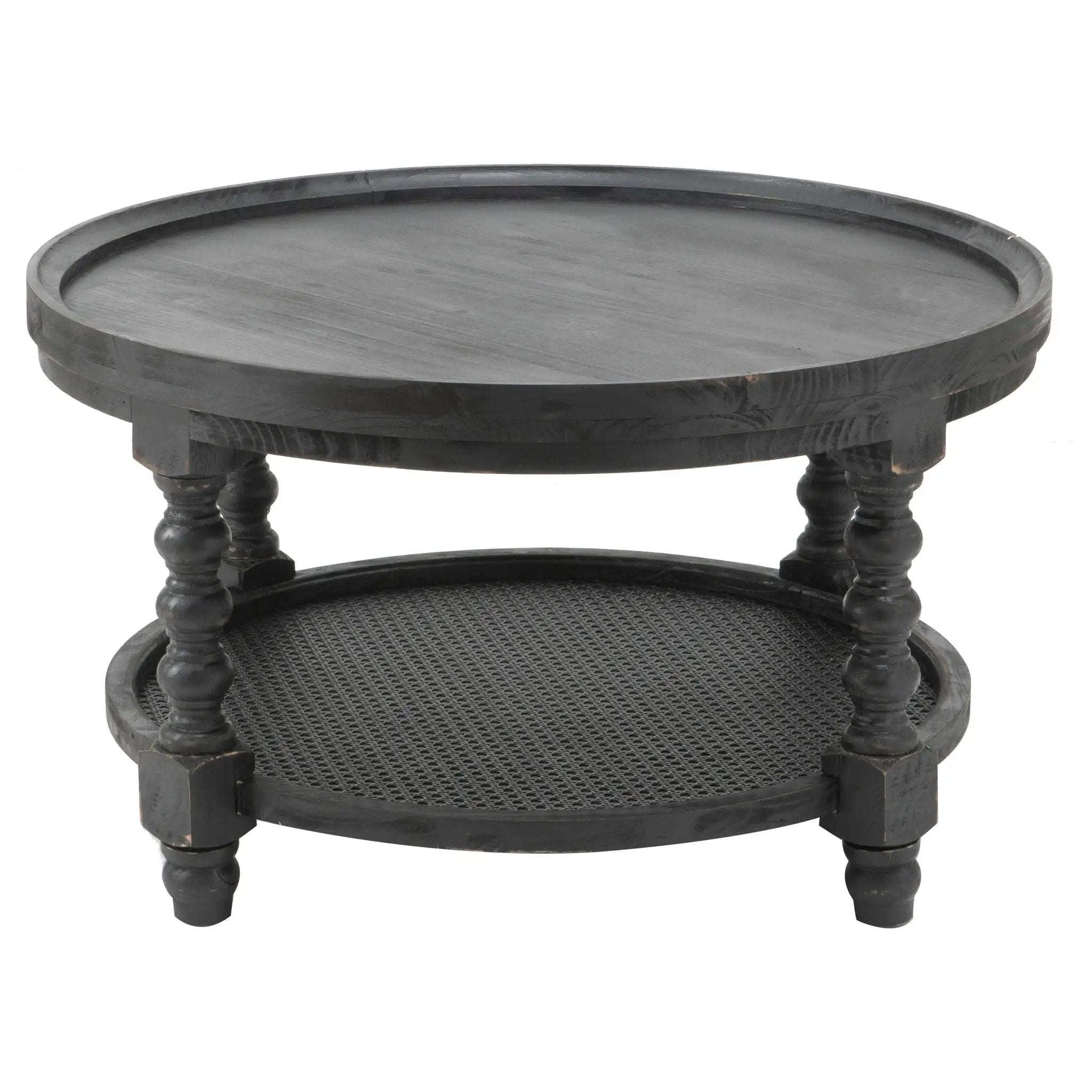 Round 2 Tiered Side Tabel, End Tabel For Lving Room Bedroom Entryway by Unique Piece Furniture