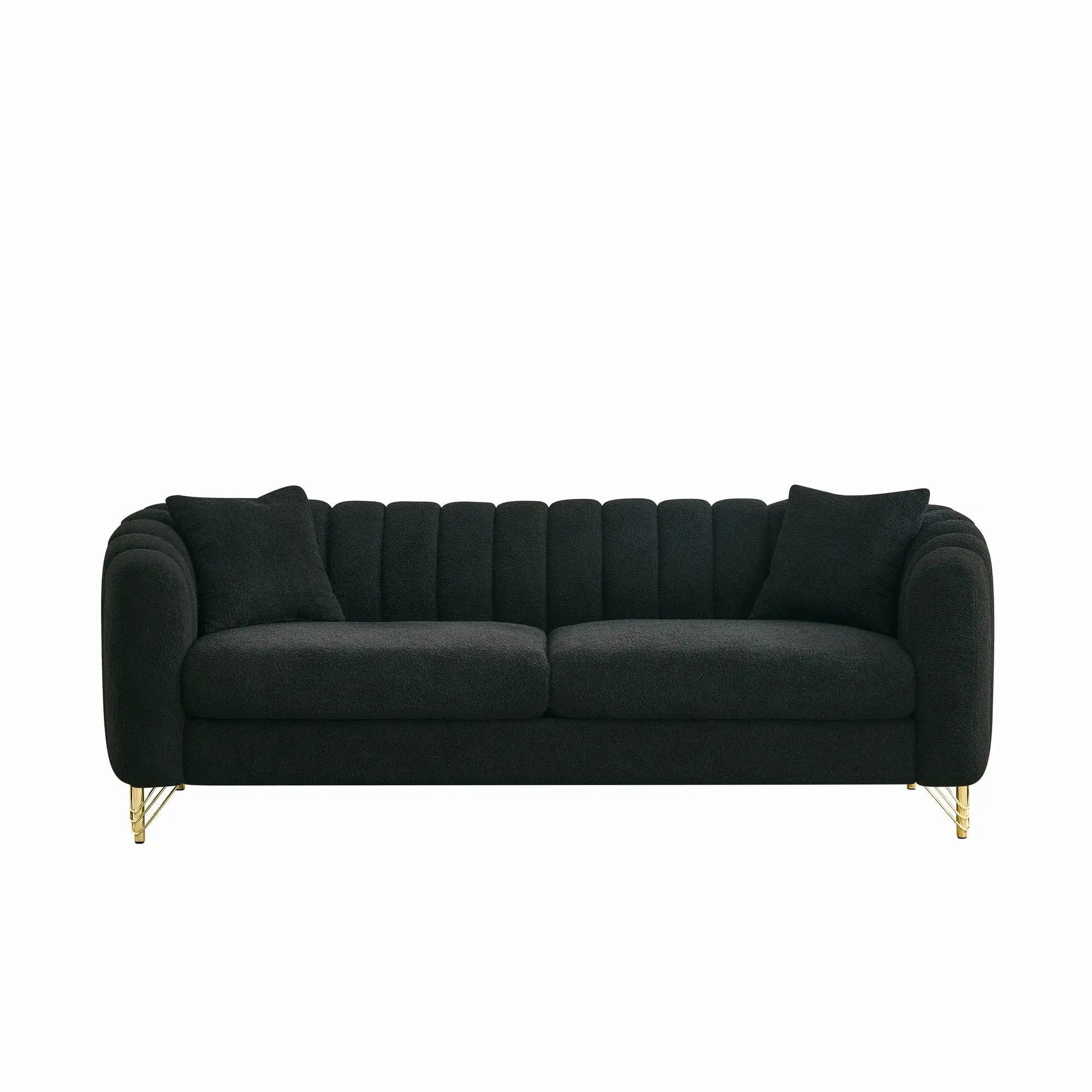 Tufted Oversized Sofa For Living Spaces by Unique Piece Furniture