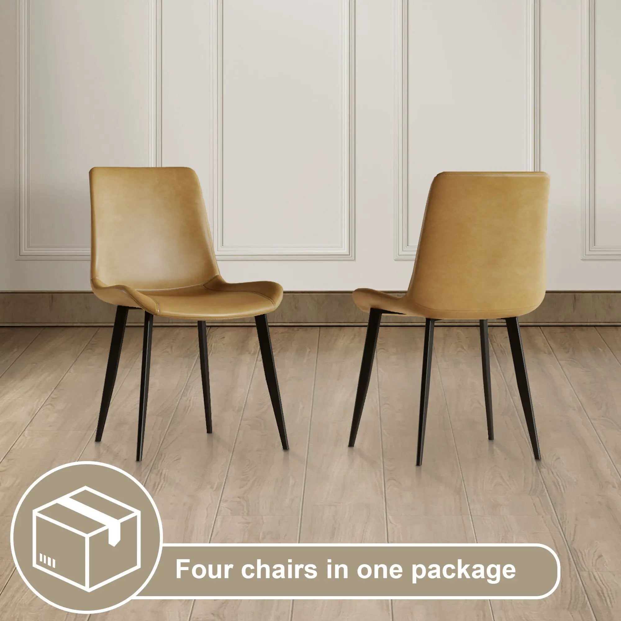 Modern Dining Chair With Carbon Steel Legs by HouseOfZazla