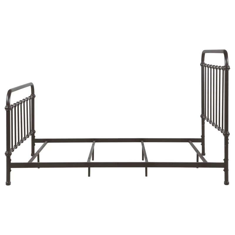 Livingston Metal Queen Open Frame Bed Dark Bronze by Unique Piece Furniture