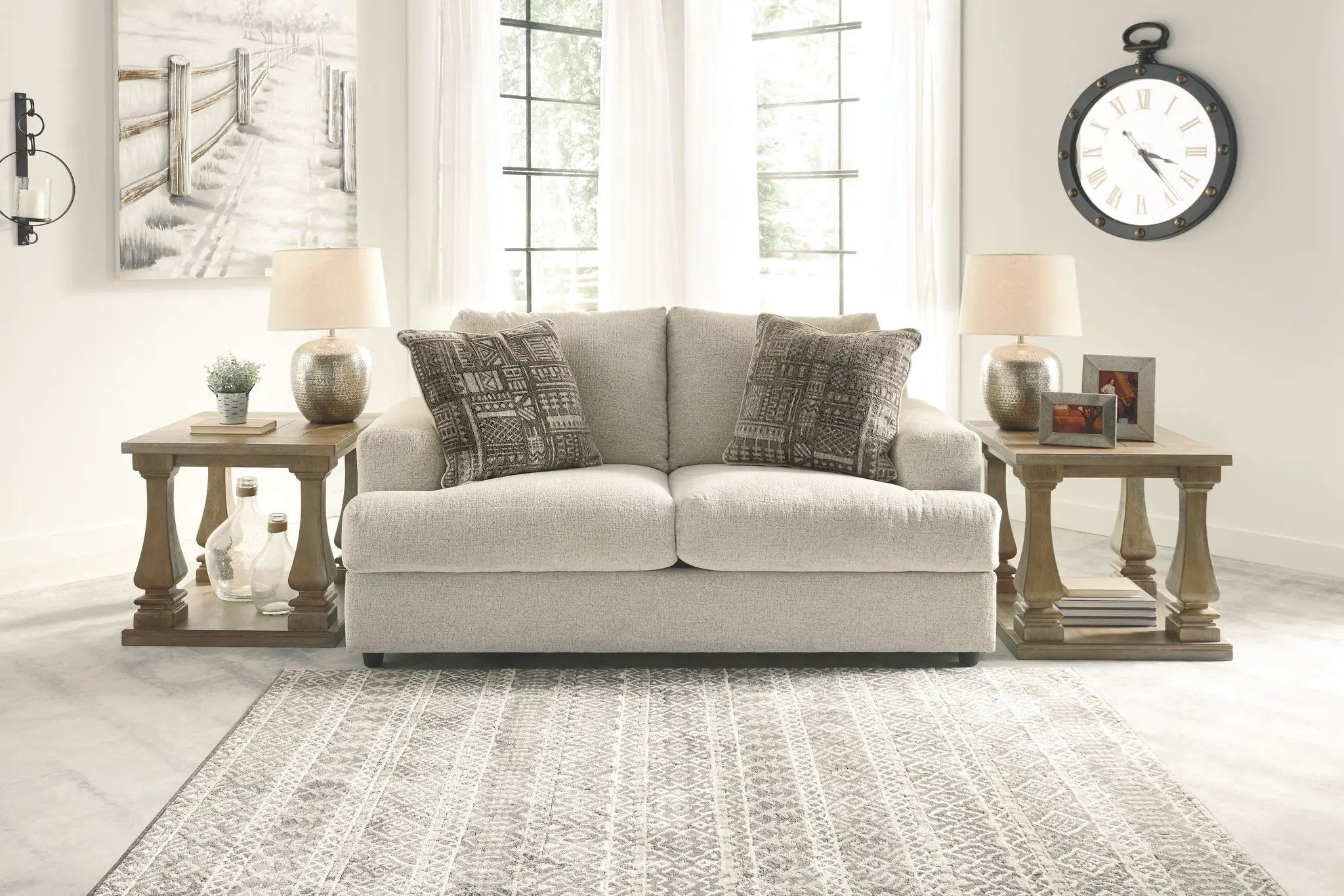 Soletren - Stationary Loveseat by Unique Piece Furniture