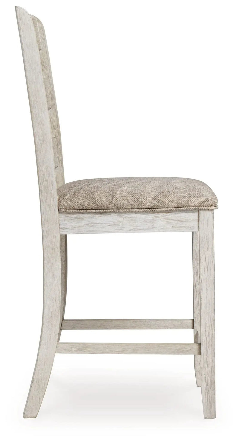 Skempton - Upholstered Barstool (Set of 2) - White by Unique Piece Furniture
