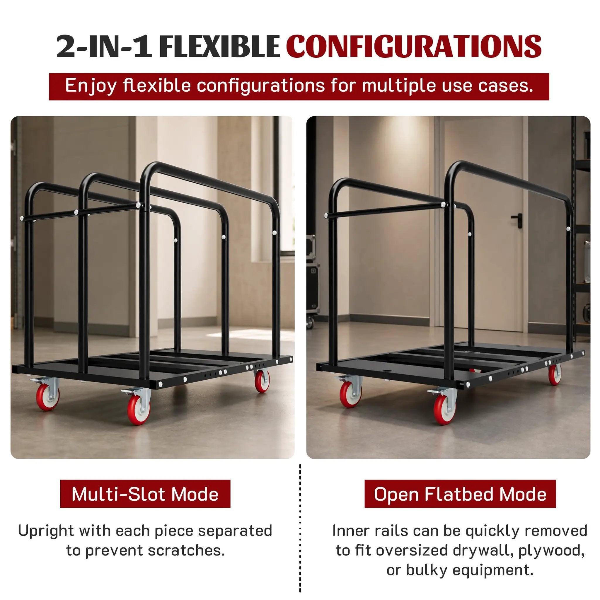 1000LBS Heavy Duty 2-in-1 Table Dolly by HouseOfZazla