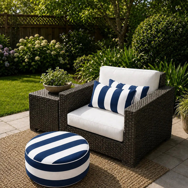 4 Pack Outdoor Lumbar Pillow with Inserts by HouseOfZazla