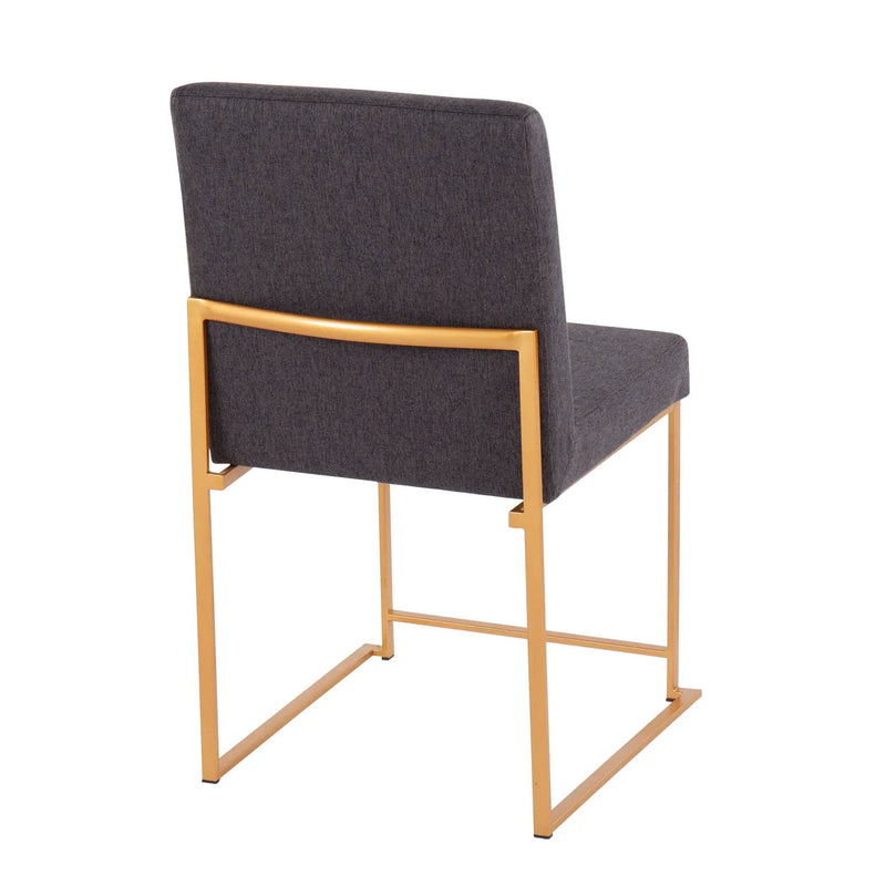 Fuji - Contemporary Stylish Frame, High Back Dining Chair (Set of 2) by Unique Piece Furniture