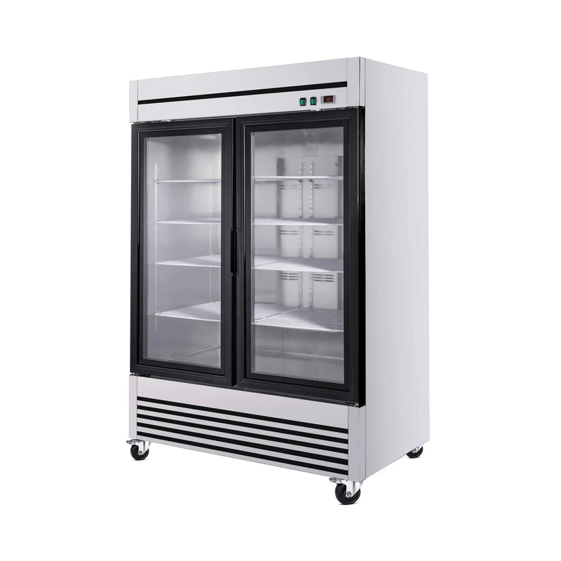 49-Inch Upright Commercial Reach-In Display Refrigerator (SAK16785) by SAKSBY WHOLESALE