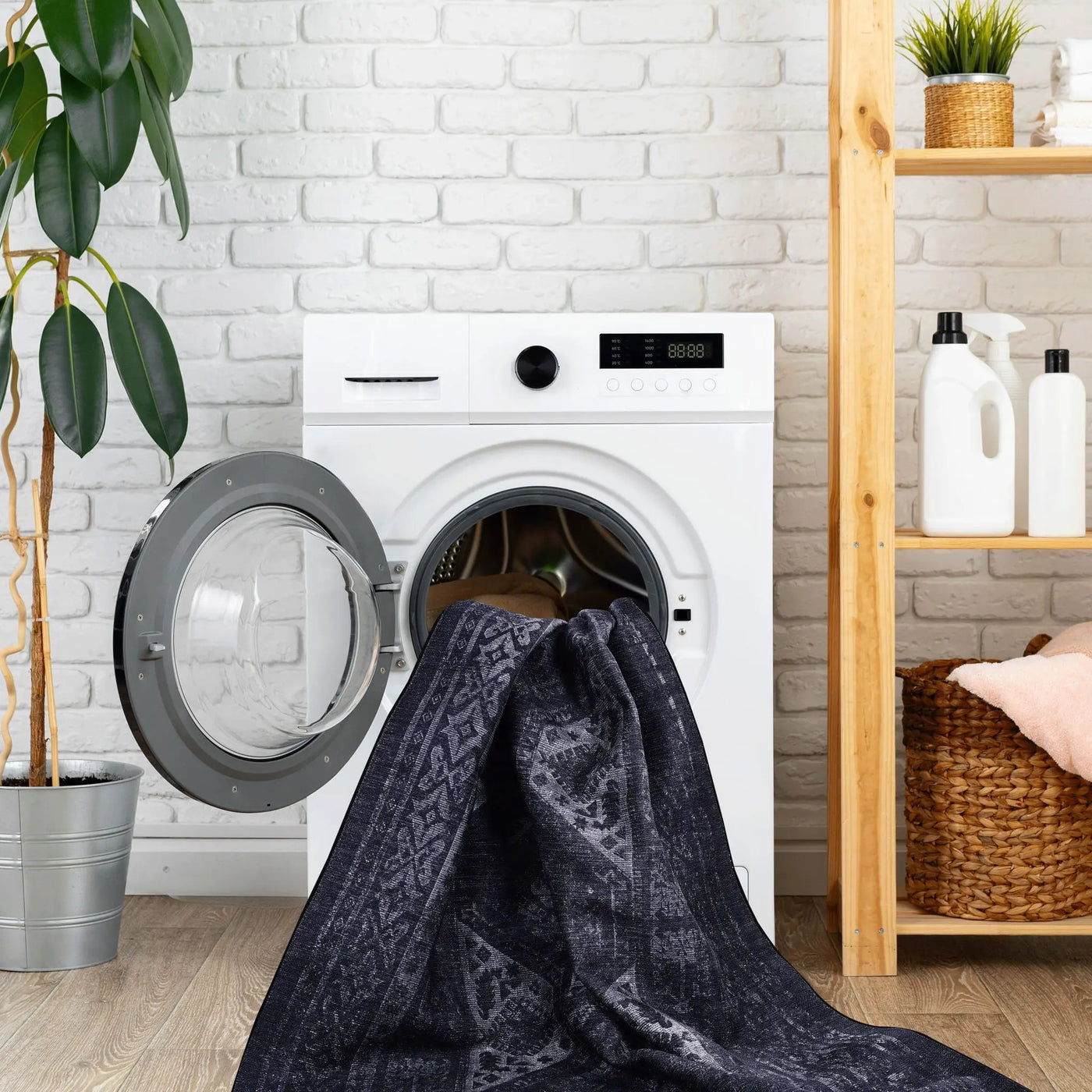 Maval - Trendy Washable Area Rug by HouseOfZazla