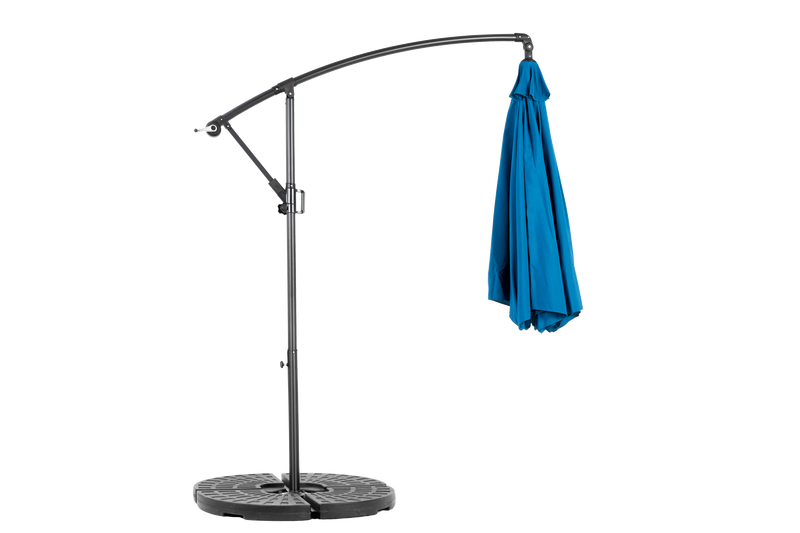 10ft Offset Hanging Market Patio Umbrella with Easy Tilt Adjustment by HouseOfZazla