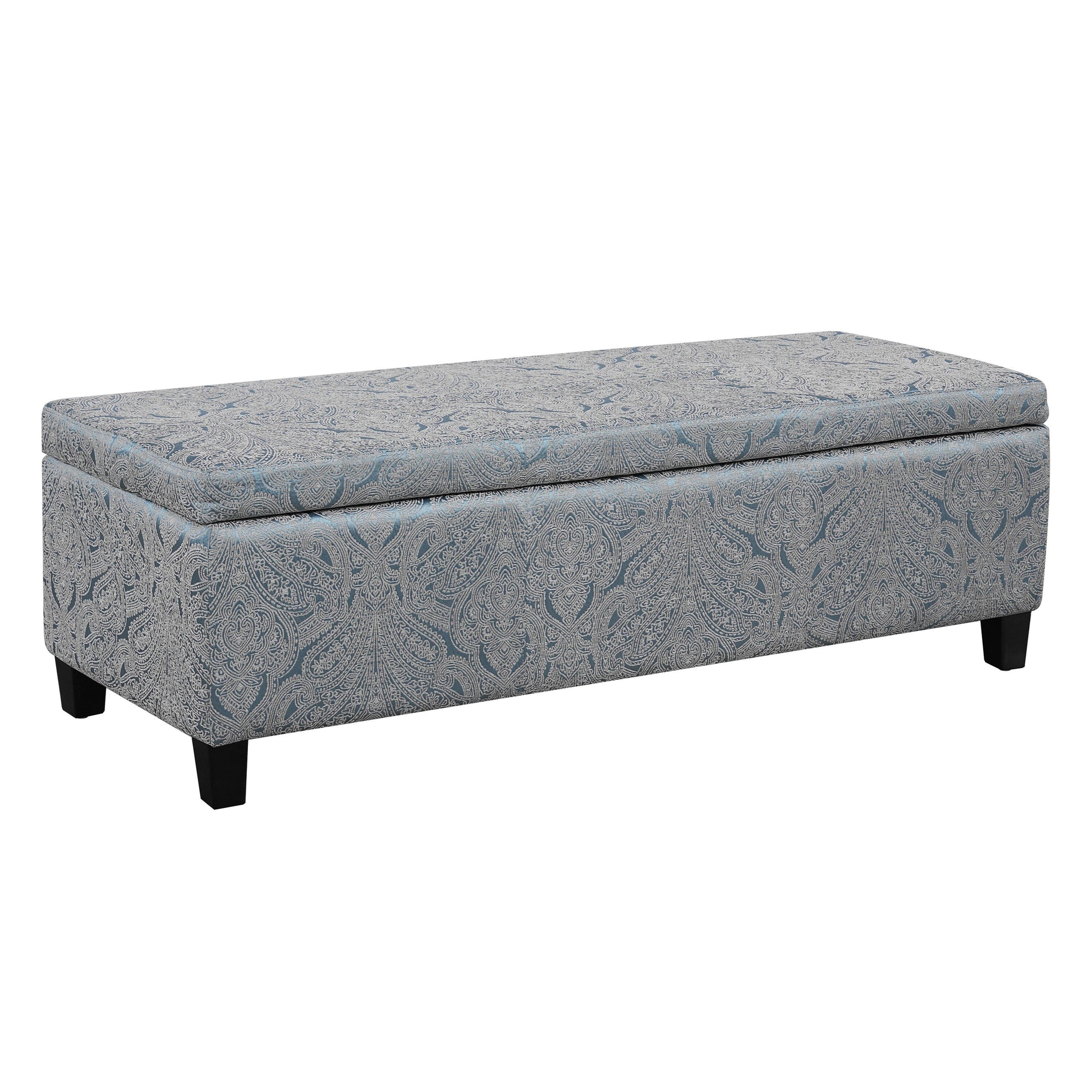 Indoor Jacquard Storage Ottoman Bench by HouseOfZazla