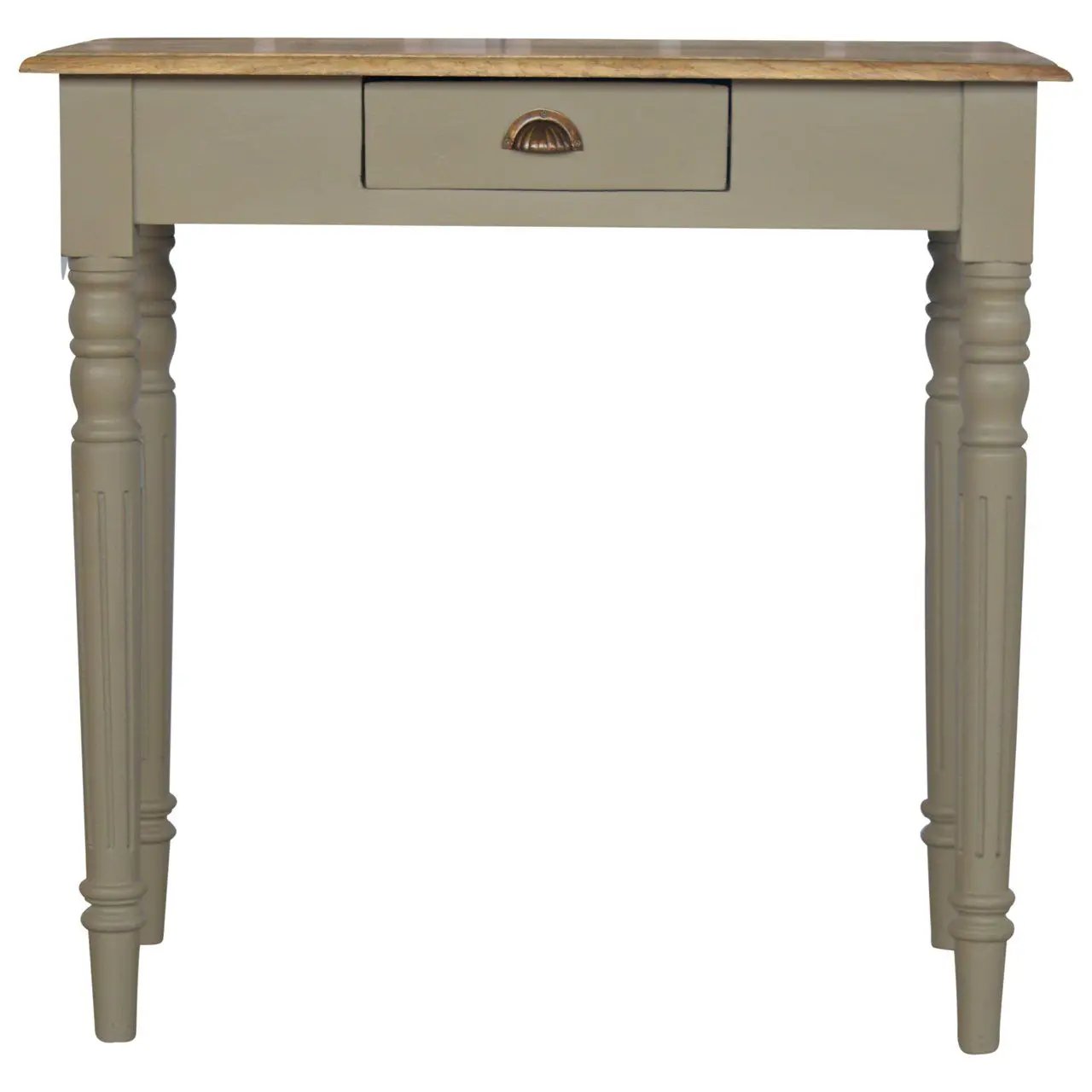 Hand Painted Writing Desk - Gray by Unique Piece Furniture