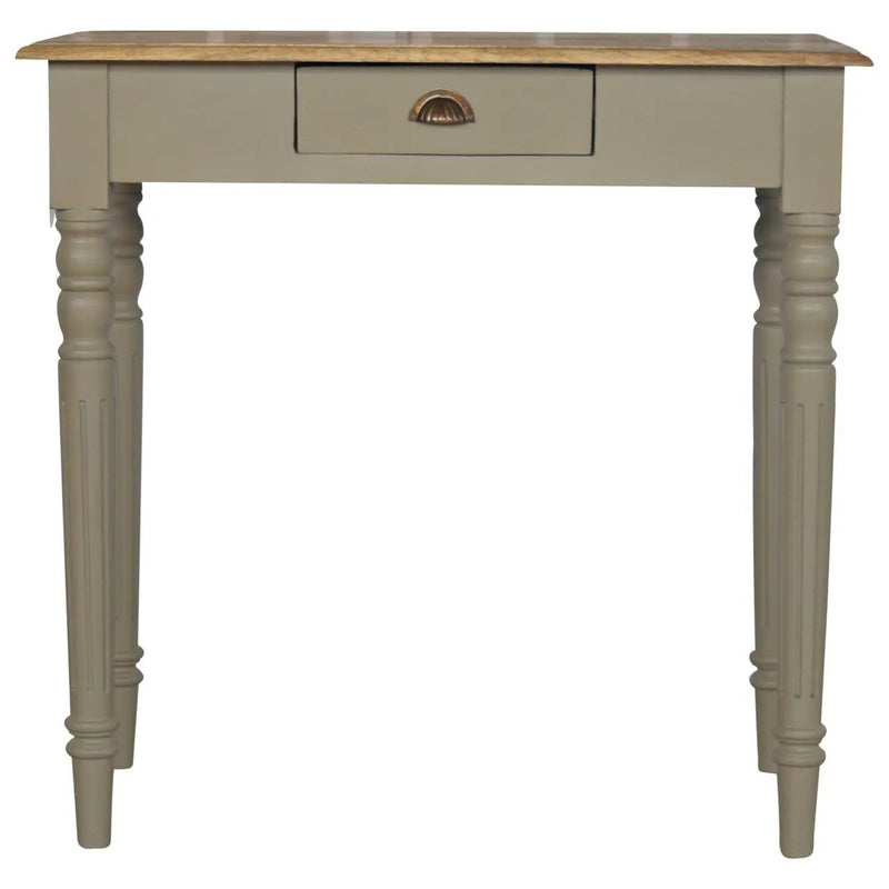 Hand Painted Writing Desk - Gray by HouseOfZazla
