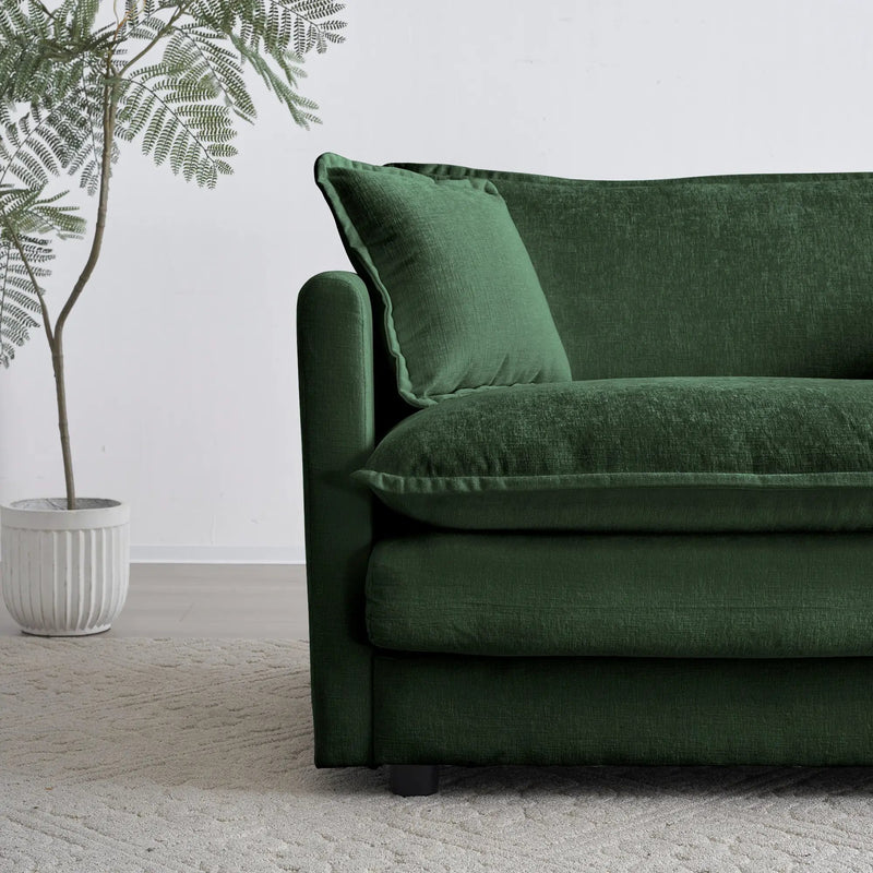 Modern Fabric Loveseat Sofa Couch for Living Room by HouseOfZazla