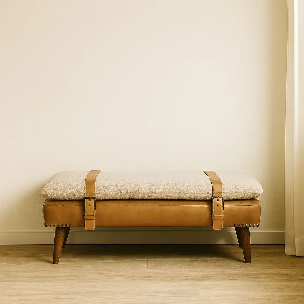 Buffalo - Hide Bench by Unique Piece Furniture
