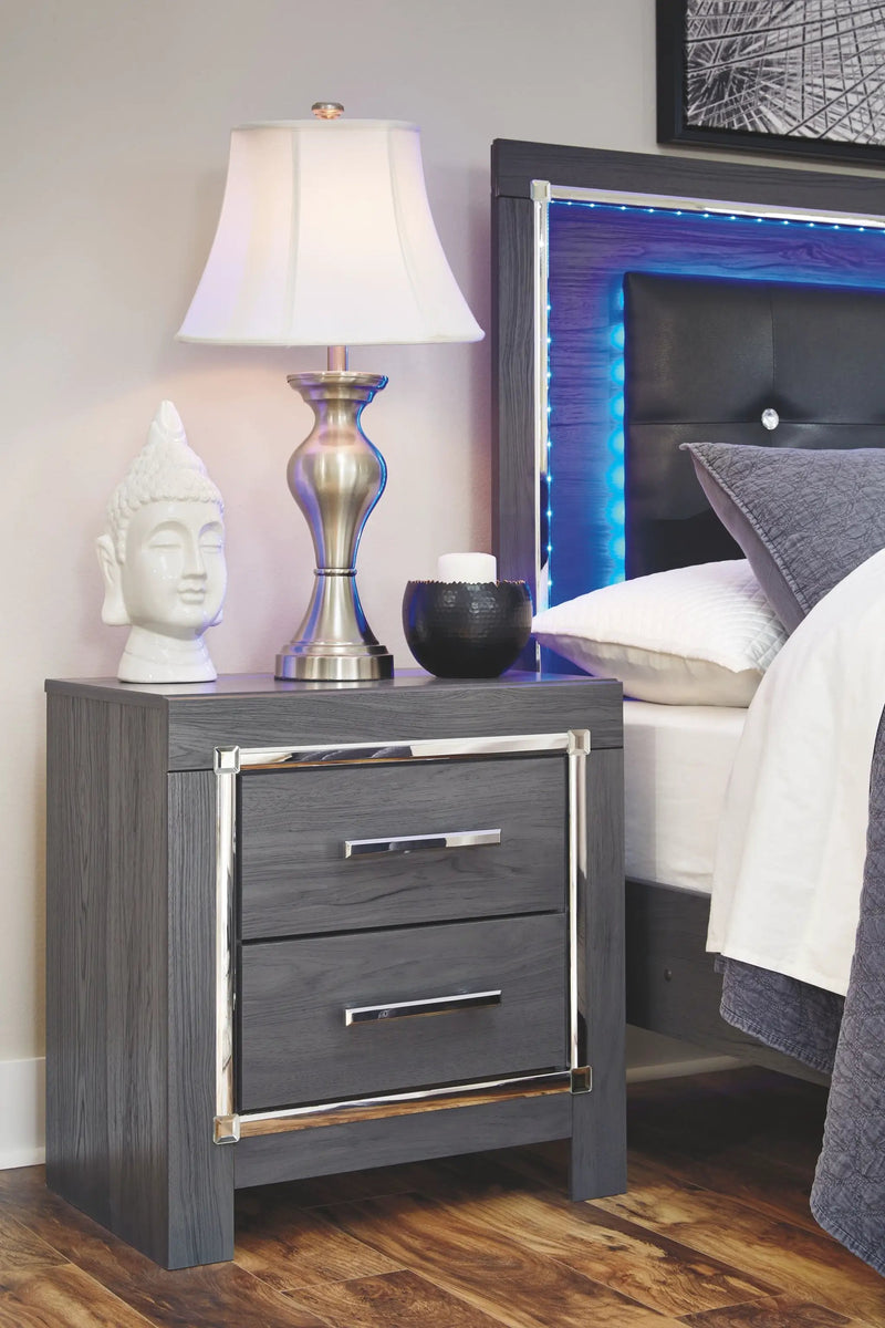 Lodanna - Two Drawer Night Stand - Gray by Unique Piece Furniture